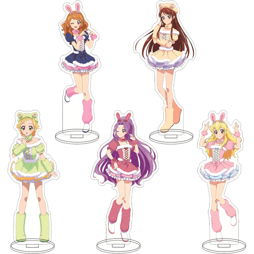 Figma Stand Set - 16CM Anime Figuur Aikatsu! ‌ Hoshimiya
