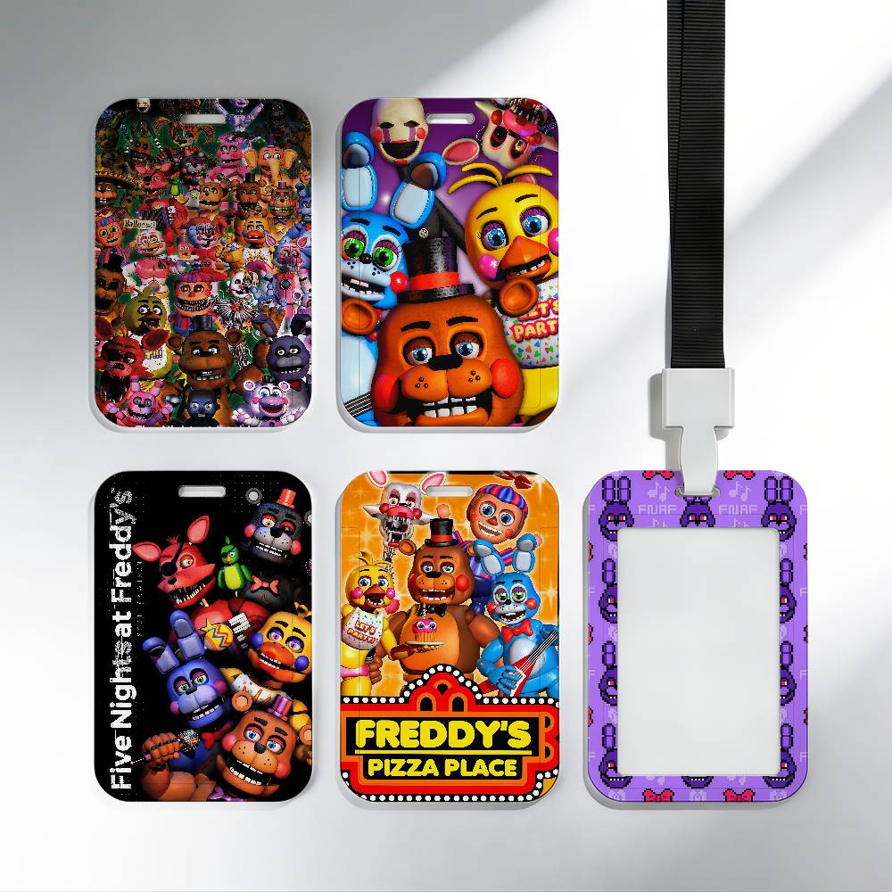 Funko Pop Protector - game F-FNAF Schoolkaart Toegangs-ID-kaarthouder Busmaaltijdkaart Beschermhoes