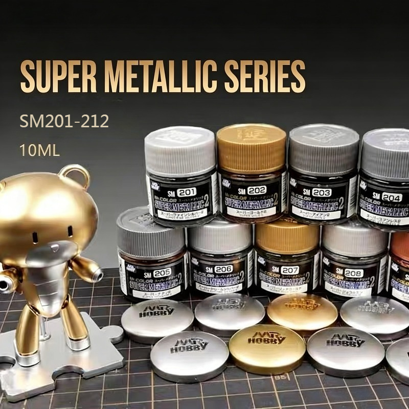 Tamiya Model Paint Set - 10ML Super Galvaniserende Effect Metaalverf Nieuwe