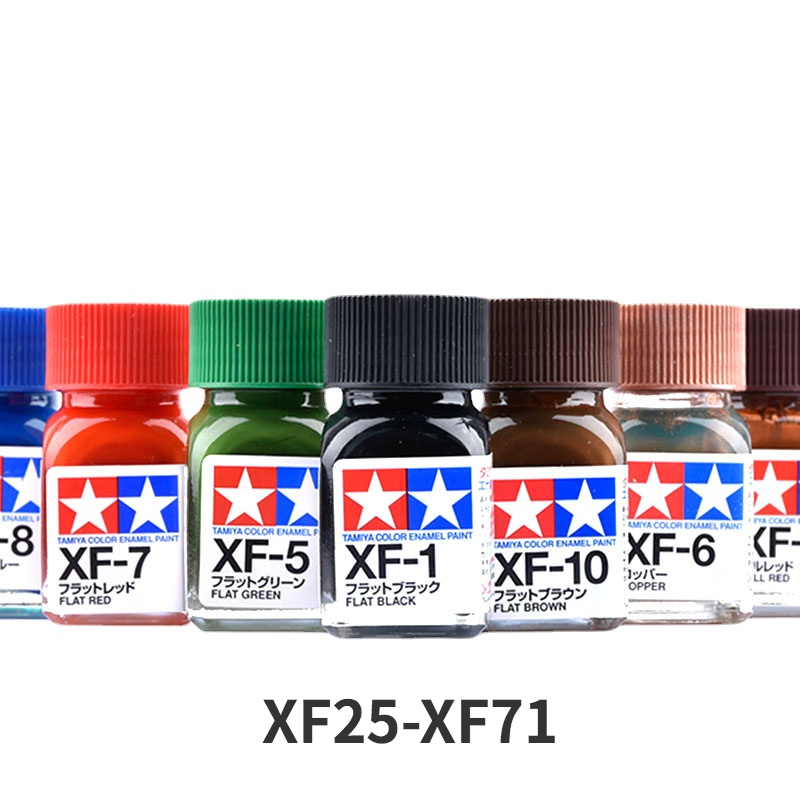 Tamiya Model Paint Set - Tamiya Emaille Verf Platte Kleuren XF25-XF71