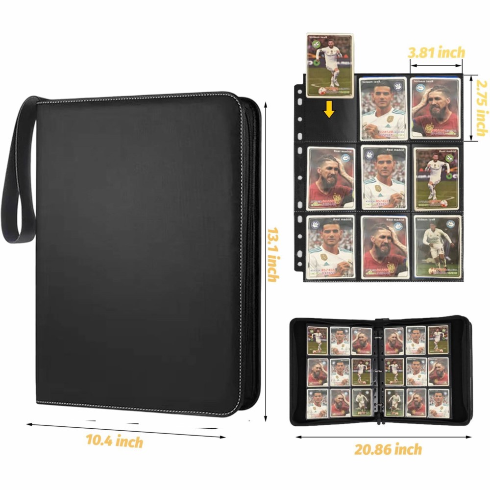 Kaartenmap met 9 vakken, dubbe - Trading Card Binder recensie en prijs