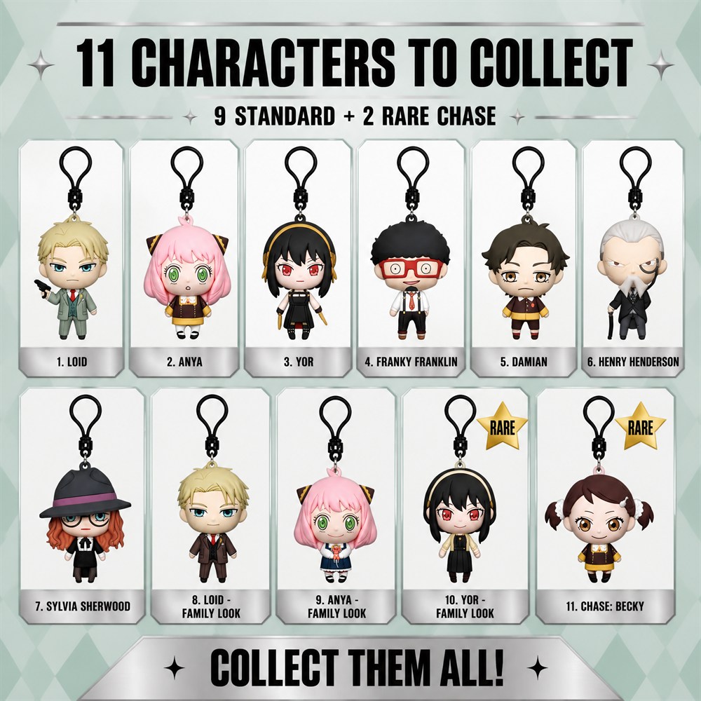 Spy x Family 3D PVC Tasclip Sl - Mystery Box Blind Bag recensie en prijs