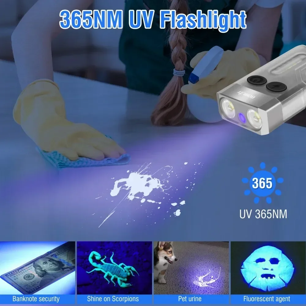 BORUiT V10 sleutelhanger UV LE - Fidget Cube Original recensie en prijs