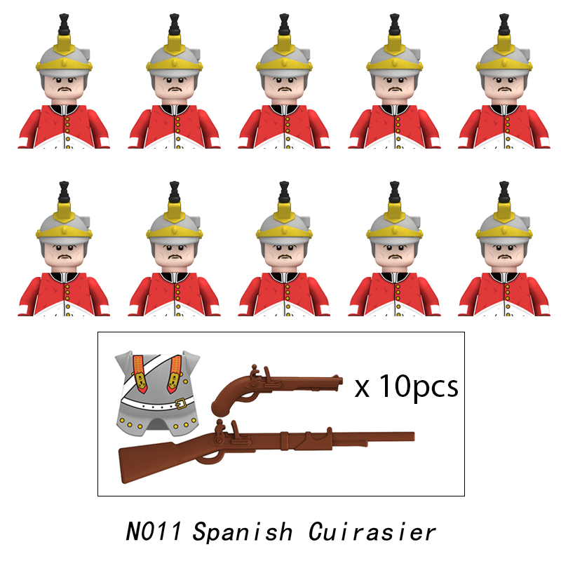 10pcs Napoleontische Wars Mili - Lego Minifigure Holder recensie en prijs