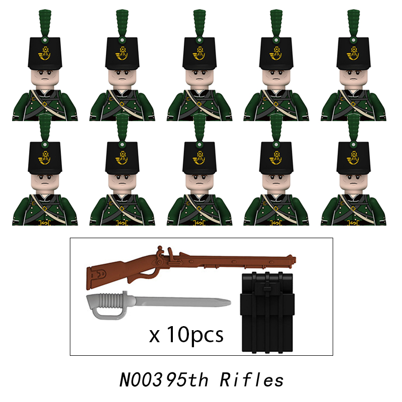 10pcs Napoleontische Wars Mili - Lego Minifigure Holder recensie en prijs