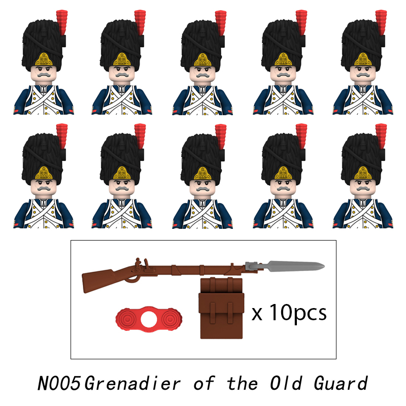 10pcs Napoleontische Wars Mili - Lego Minifigure Holder recensie en prijs